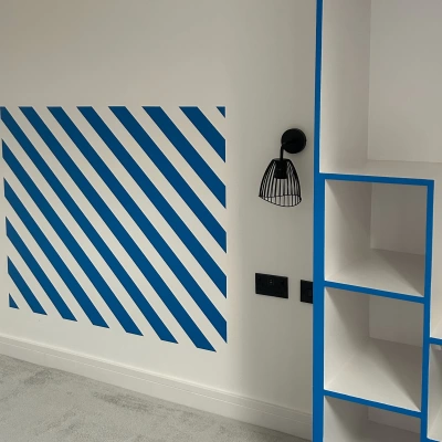 Blue stripes  - Residential