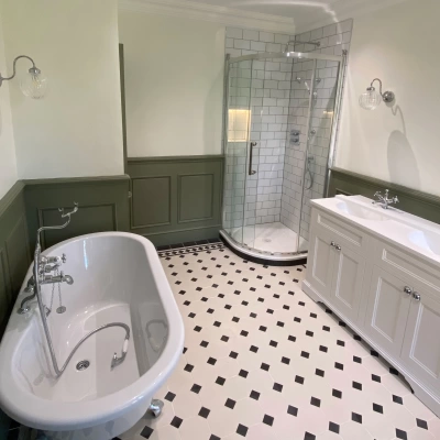 green bathroom 2  - Residential