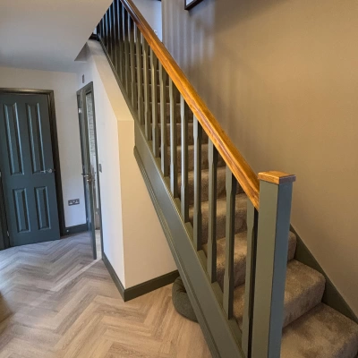 hallway and staircase  - Residential